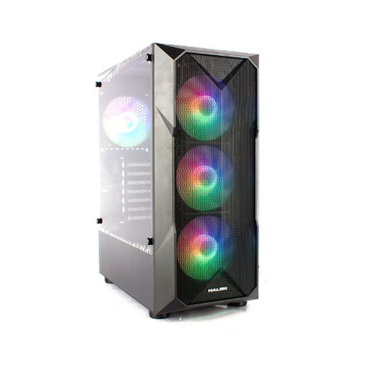 HALION - Case gamer STUKA CR11 ATX Con fuente de 500W HALION