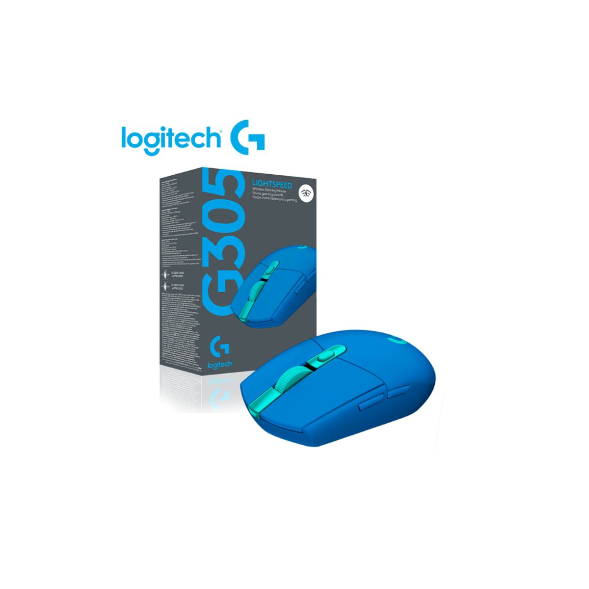 LOGITECH - MOUSE LOGITECH G305 LIGTHSPEED INALAMBRICO AZUL