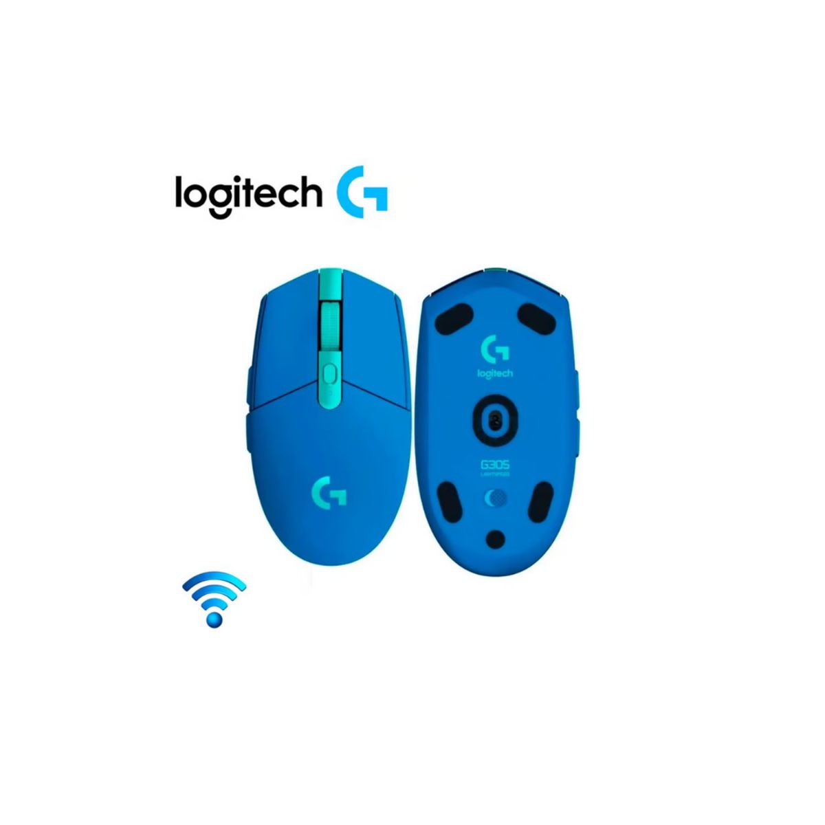 LOGITECH - MOUSE LOGITECH G305 LIGTHSPEED INALAMBRICO AZUL