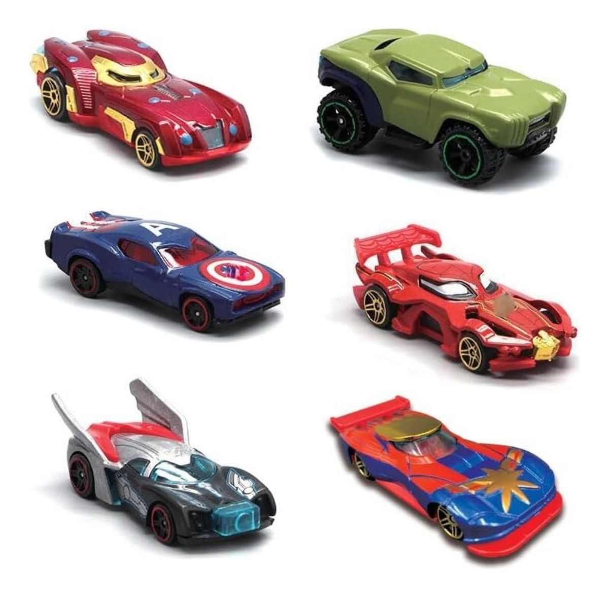 GENERICO - Juguete Pack 6 Carros De Metal Para Niños Autos para Niños