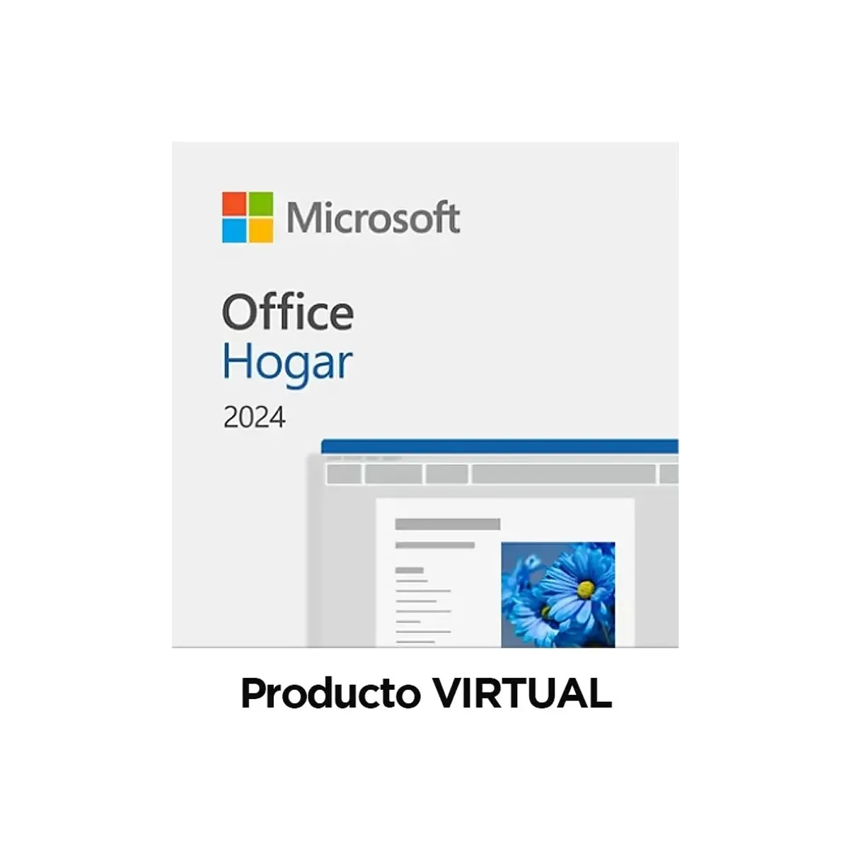MICROSOFT - MICROSOFT OFFICE HOGAR 2024 LICENCIA PERPETUA VIRTUAL