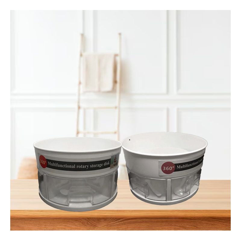 GENERICO - Pack6 Bandeja Practica para Exhibir en Cocina Tono Blanco