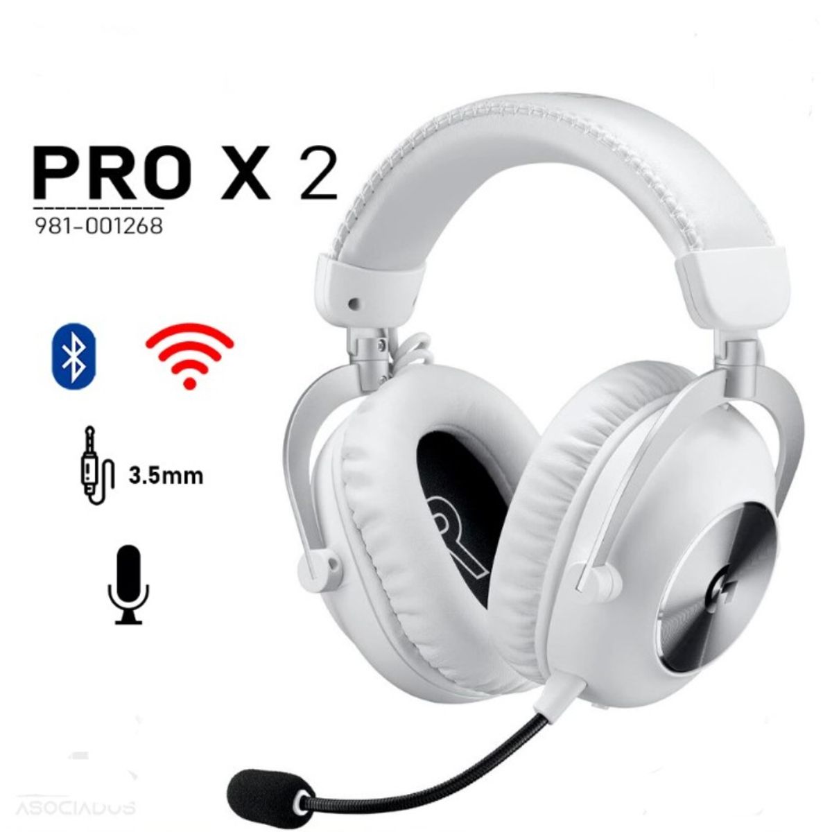 LOGITECH - Audífono Logitech G PRO X 2 LIGHTSPEED Wireless White