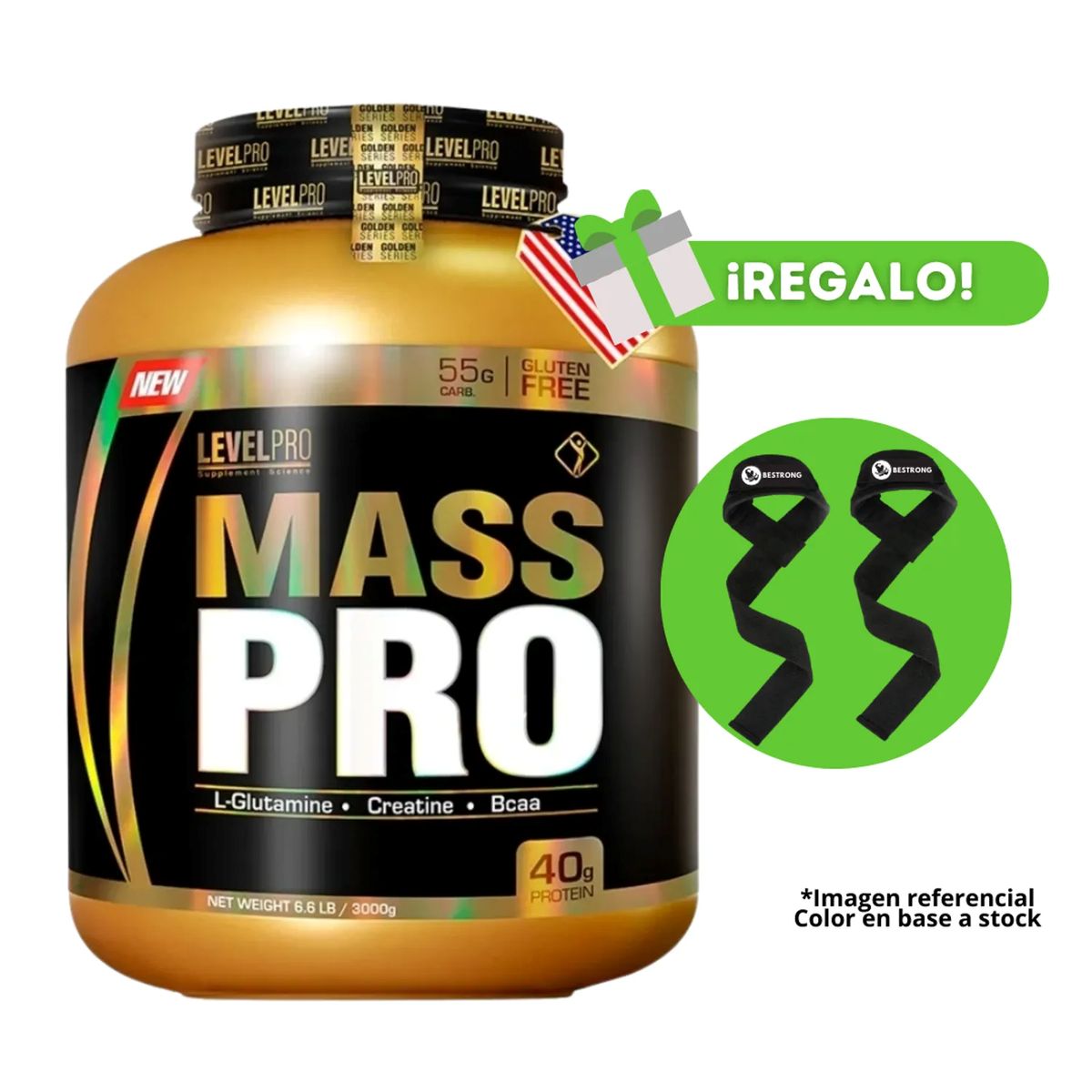 LEVEL PRO - LEVEL PRO MASS Pro 3kg Vainilla+Regalos