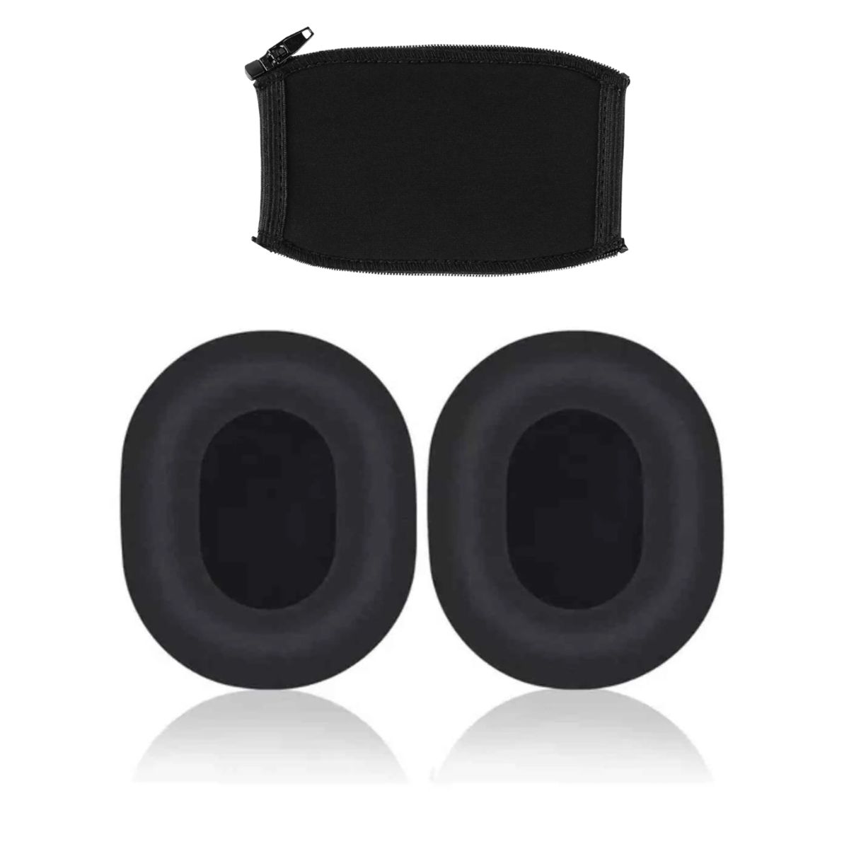 GENERICO - Almohadillas Gel y Cobertor de vincha Para Audífono SKULLCANDY CRUSHER