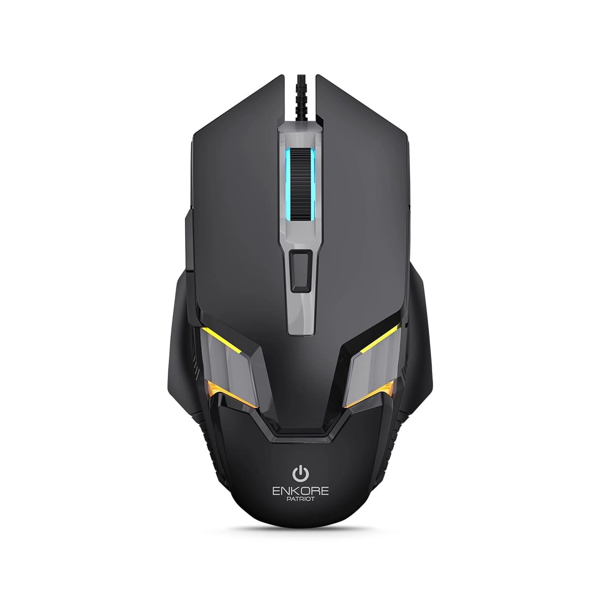 ENKORE - Mouse Gamer Alámbrico 7B 3200DPI Negro Enkore Patriot EKM 301