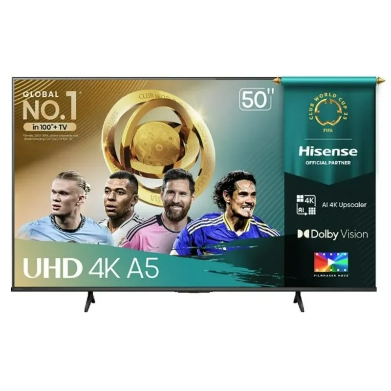 HISENSE - Televisor Hisense Led 50 Smart UHD 4K VIDAA 50A5NV 2025