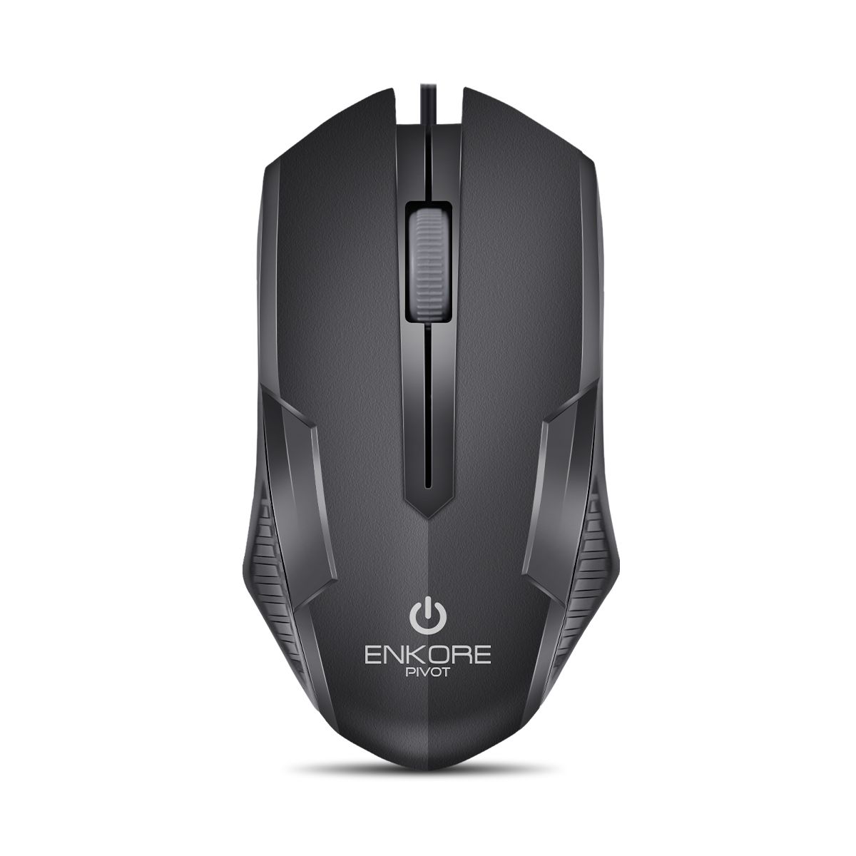 ENKORE - Mouse Óptico Alámbrico 1200DPI Negro Enkore Pivot EKM 105