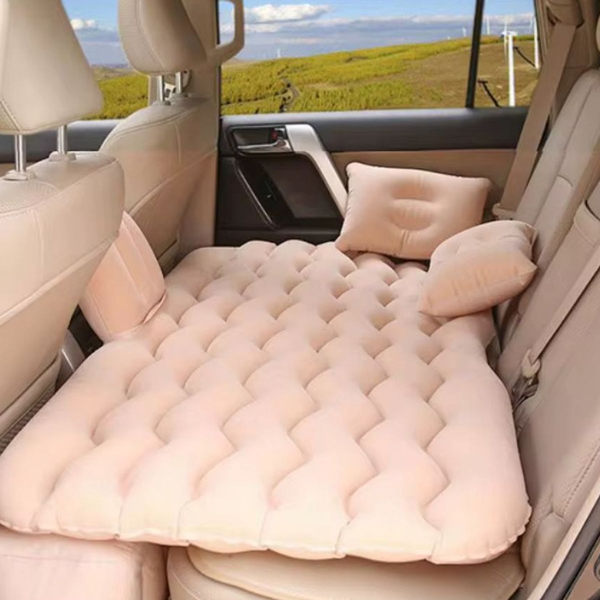 GENERICO - Colchón Inflable para Auto Cama Portátil Asiento Trasero