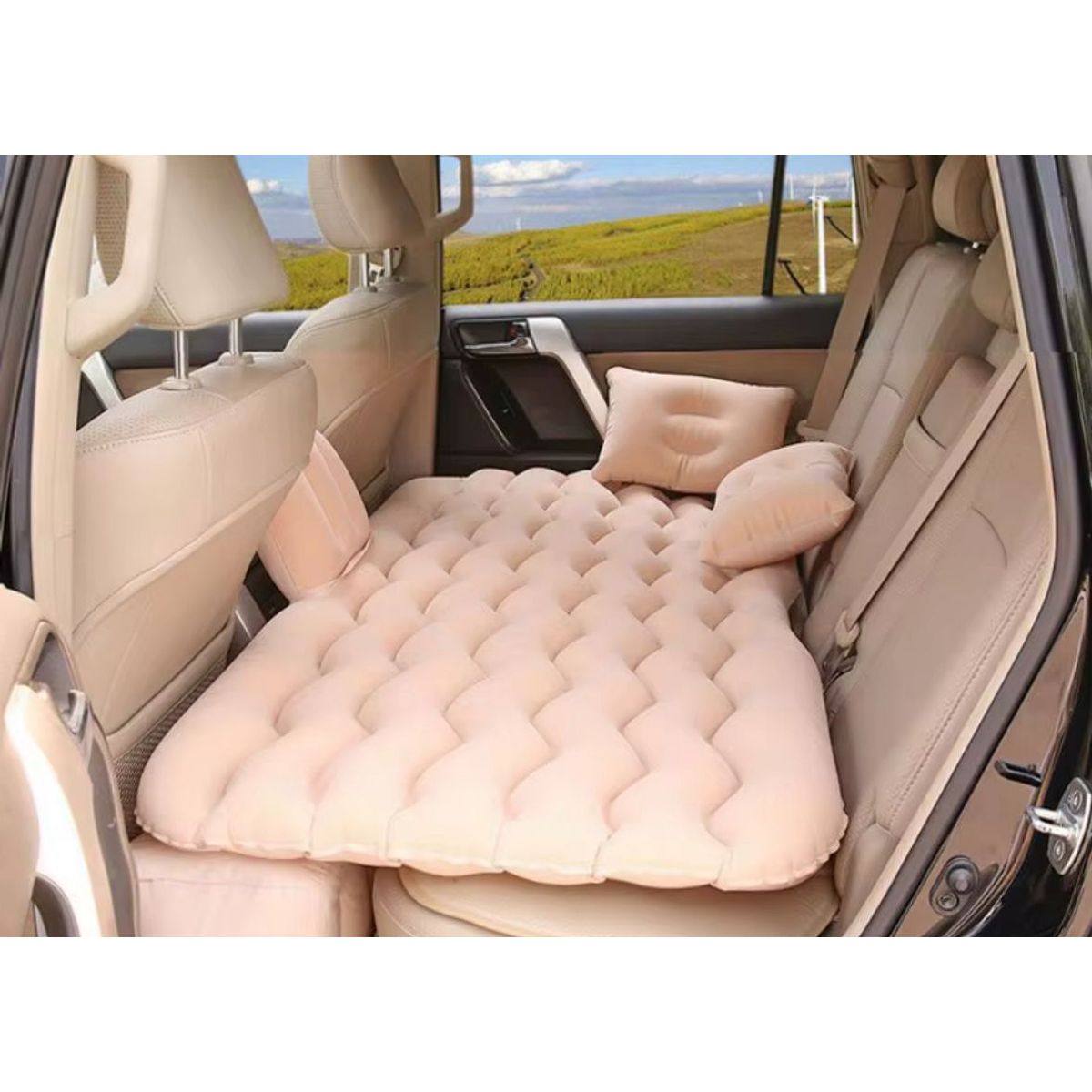 GENERICO - Colchón Inflable para Auto Cama Portátil Asiento Trasero