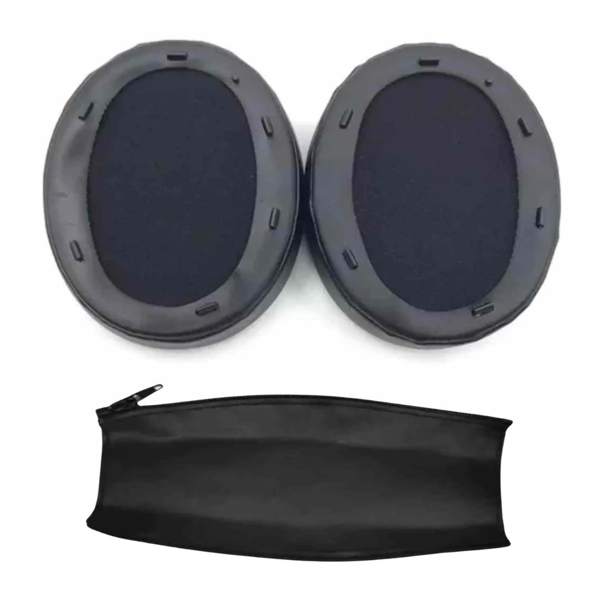GENERICO - Almohadillas y Cobertor de Vincha para Audifonos Sony Wh Xb910n Negro
