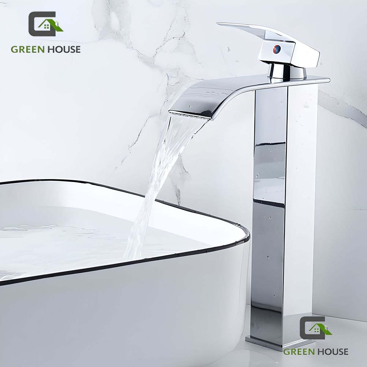 GREEN HOUSE - COMBO SOLEER + MEZCLADORA CASCADA PICO FINO 30CM VOS46