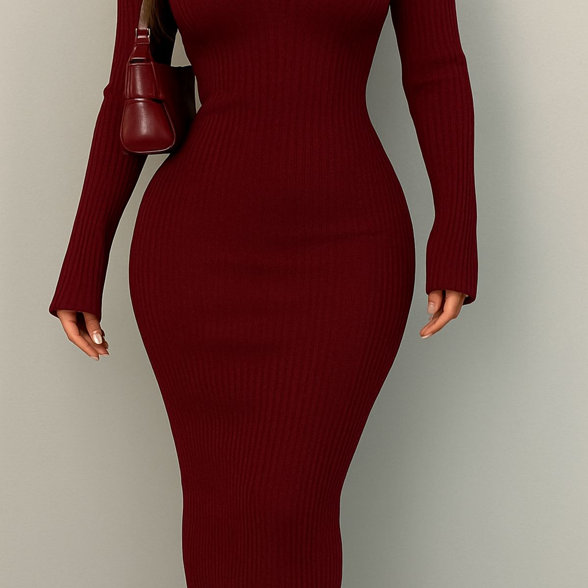 GENERICO - VESTIDO CAMISERO MANGA LARGA