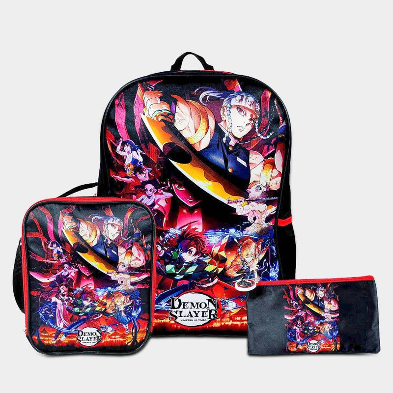 SCOOL - SET 3P MOCHILA Niño 805256  DEMON SLAYER