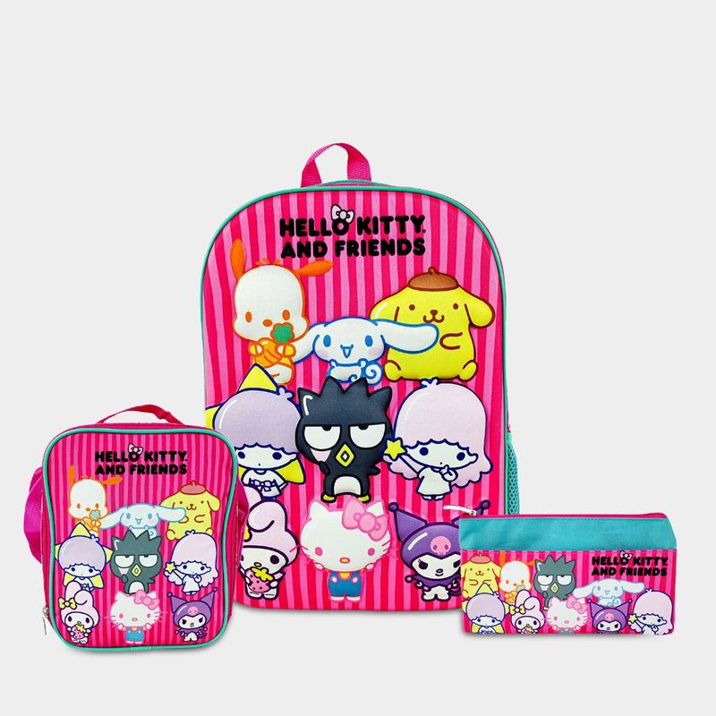 SCOOL - SET 3P MOCHILA Niña 804444  HELLO KITTY