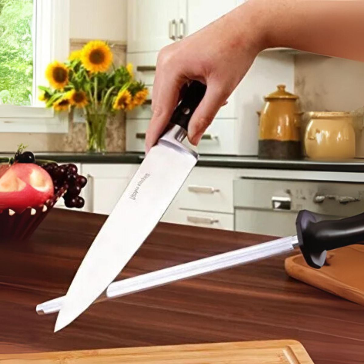 TRAMONTINA - Chaira Afilador De Cuchillo Century 10 - Tramontina