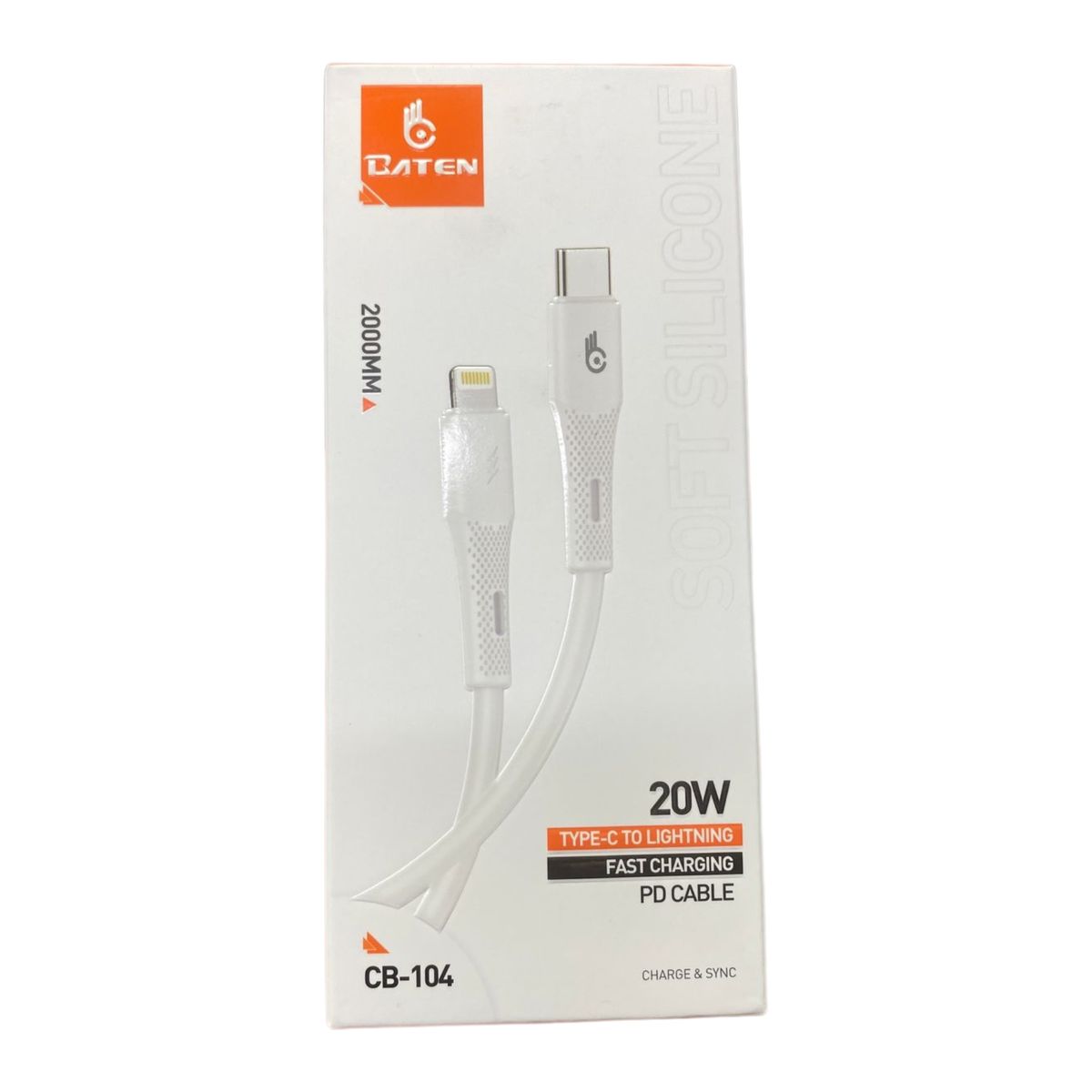 GENERICO - BATEN CABLE 20W TIPO C A LIGHTNING 2MT