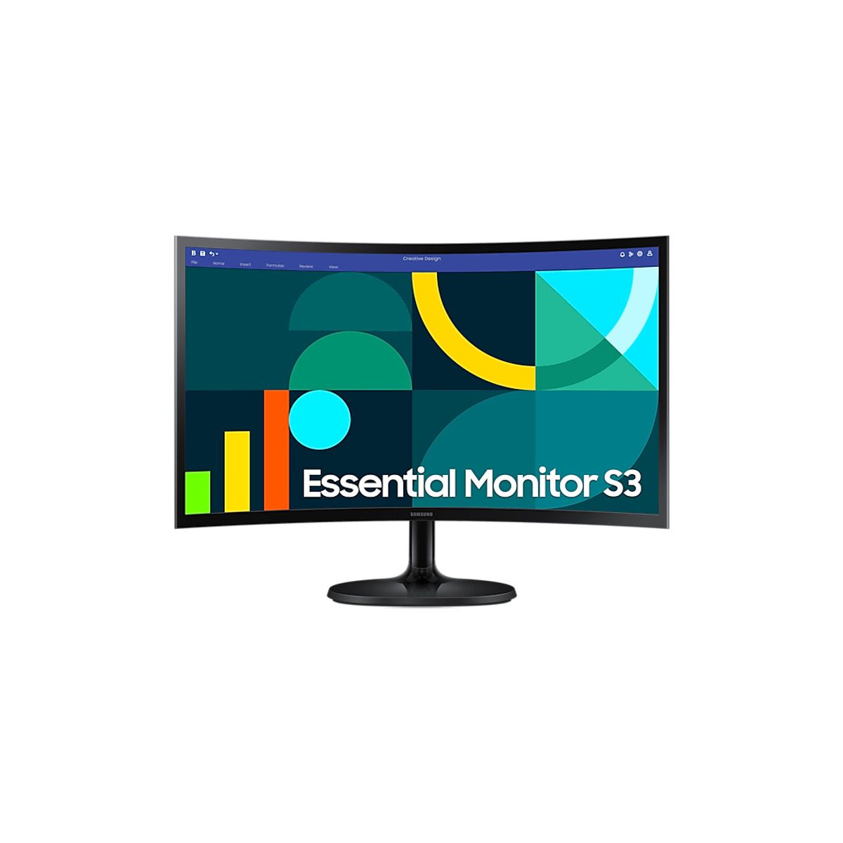 SAMSUNG - Monitor CURVO SAMSUNG S3 24 FULLL HD 100HZ 4MS HDMI VGA