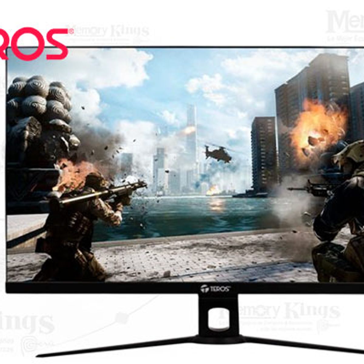 TEROS - Monitor plano gaming TEROS TE-2752G, 27" FHD IPS, 165 Hz, 1 ms, HDMI, DP
