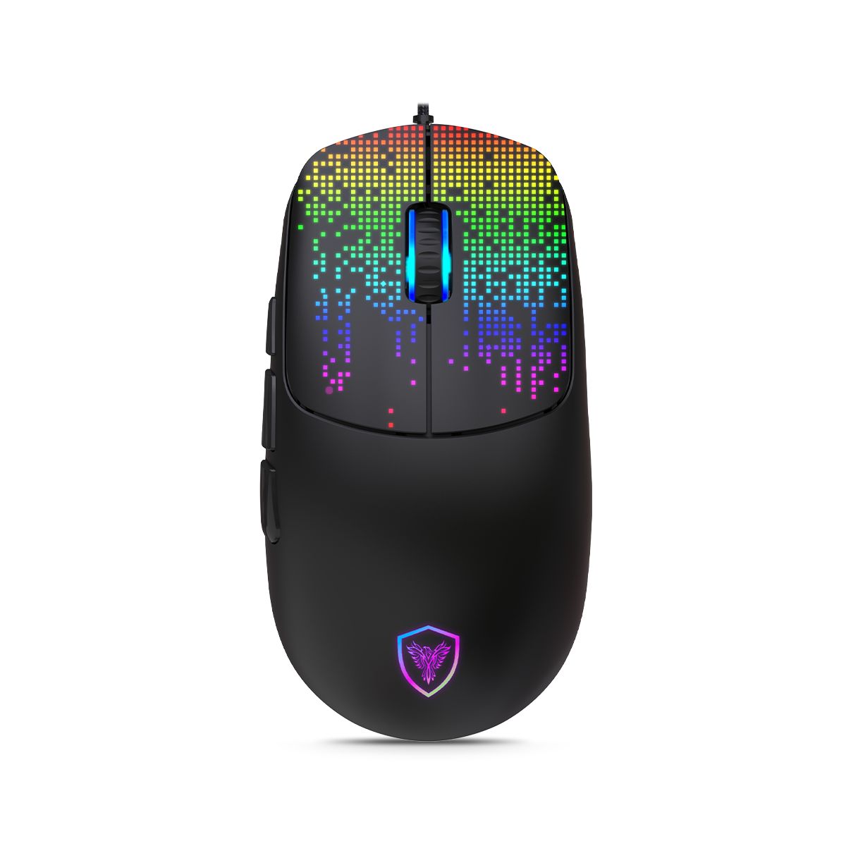 MICRONICS - Mouse Gamer Alámbrico RGB 7B 12800DPI Micronics Player GM888