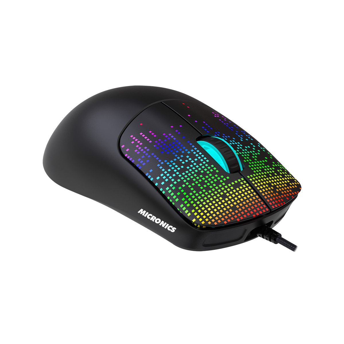 MICRONICS - Mouse Gamer Alámbrico RGB 7B 12800DPI Micronics Player GM888