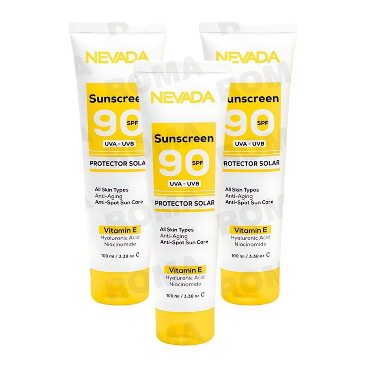 NEVADA NATURAL PRODUCTS - PACK 3 PROTECTOR SOLAR SPF90 ANTI MANCHAS 100ML NEVADA