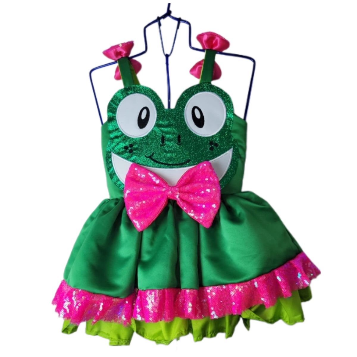 GENERICO - VESTIDO DISFRAZ RANA RHENNÉ PARA NIÑAS