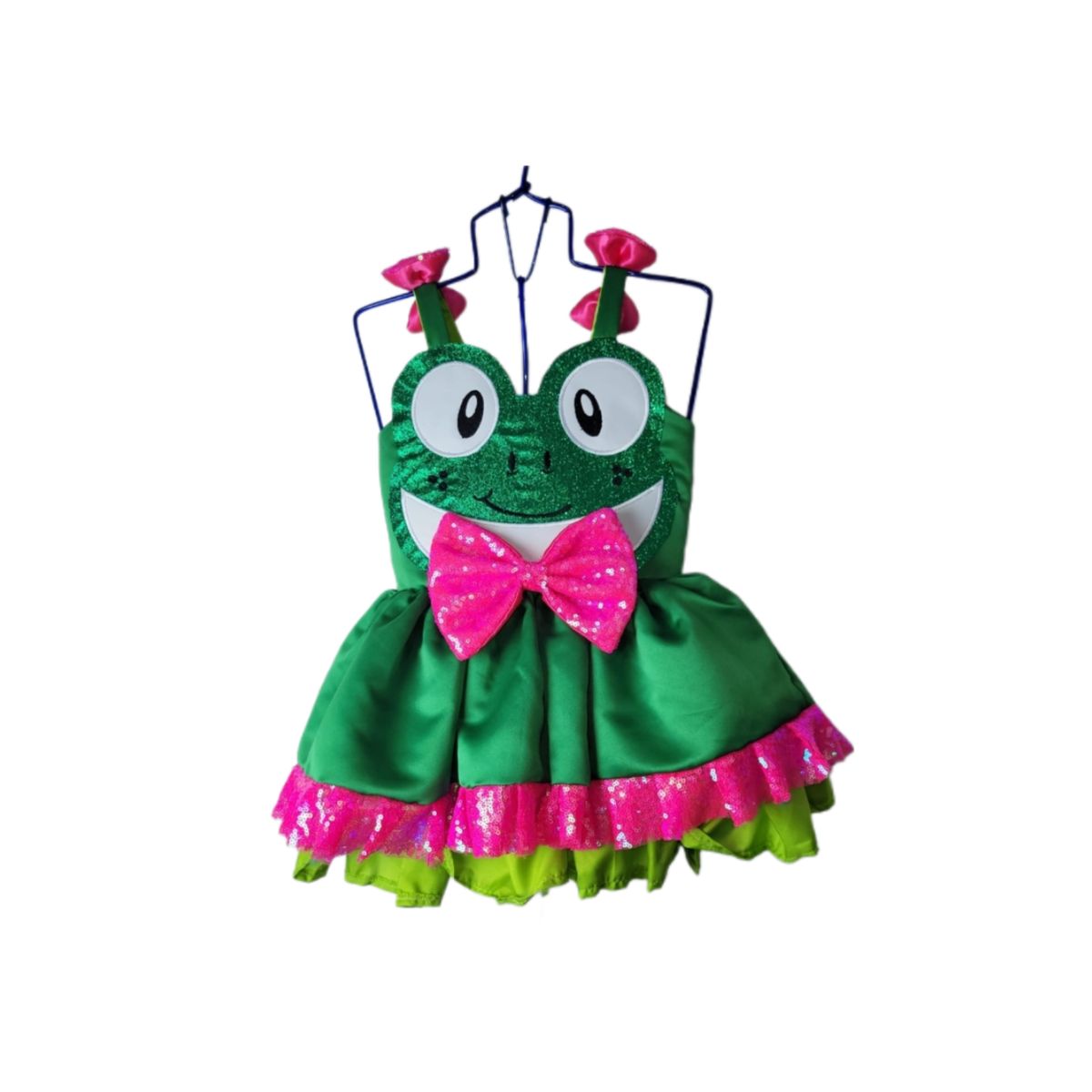 GENERICO - VESTIDO DISFRAZ RANA RHENNÉ PARA NIÑAS
