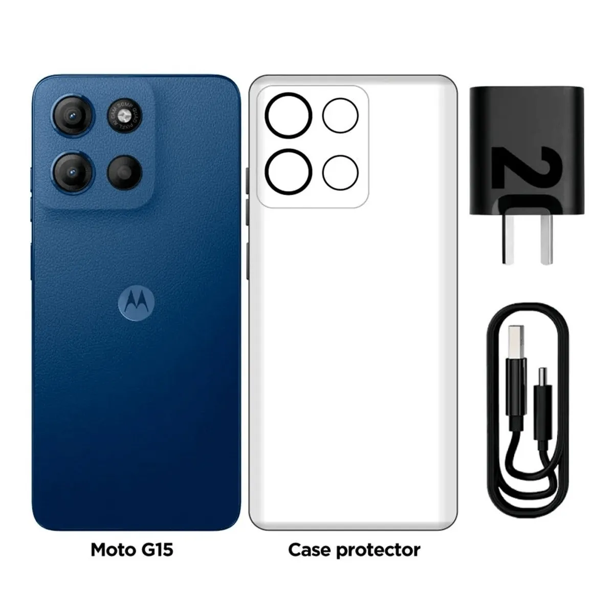 MOTOROLA - Celular Motorola G15 512GB 4GB Azul