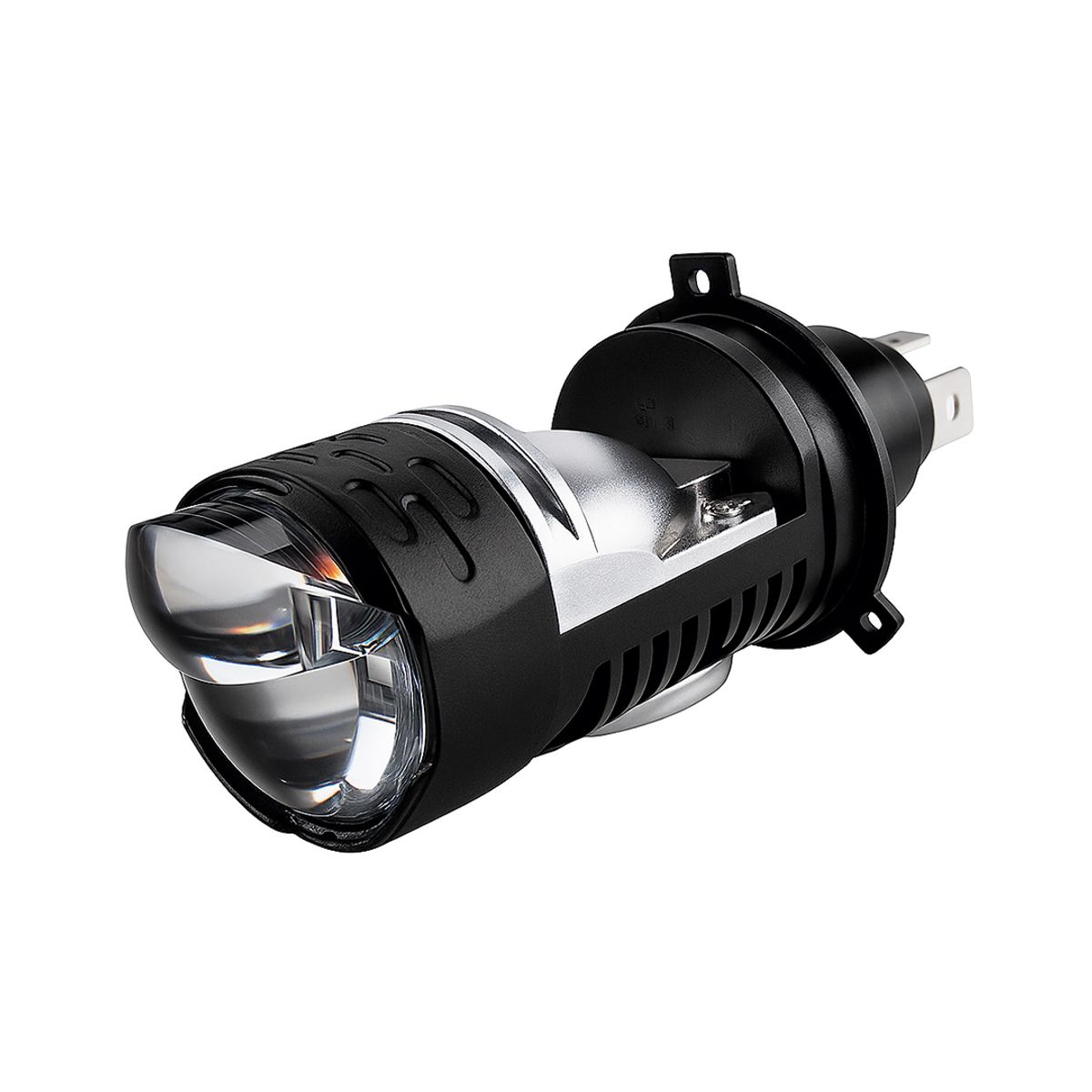 S&T - Faro Delantero LED H4 HB2 Ojo de Pez Doble Luz Alta Potencia