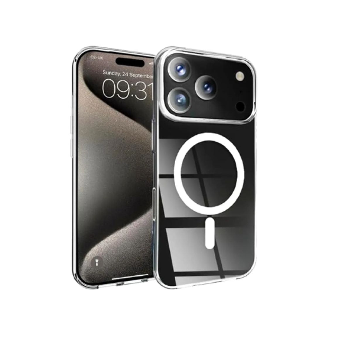SPACE - Case Protector Clear Magsafe para Iphone 17 Pro