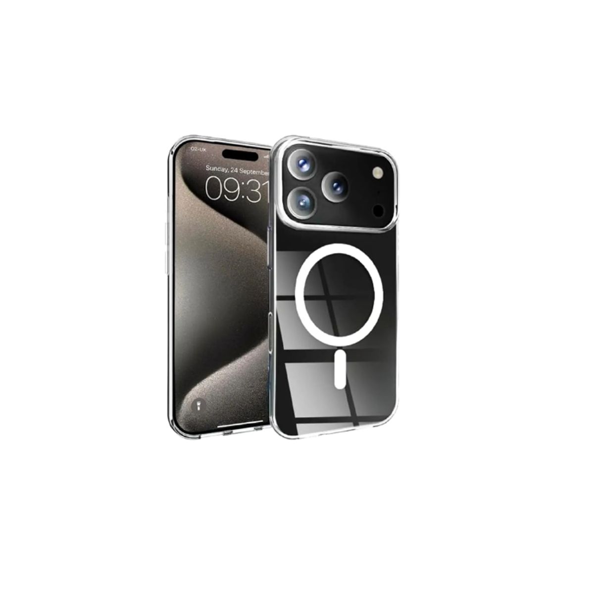 SPACE - Case Protector Clear Magsafe para Iphone 17 Pro
