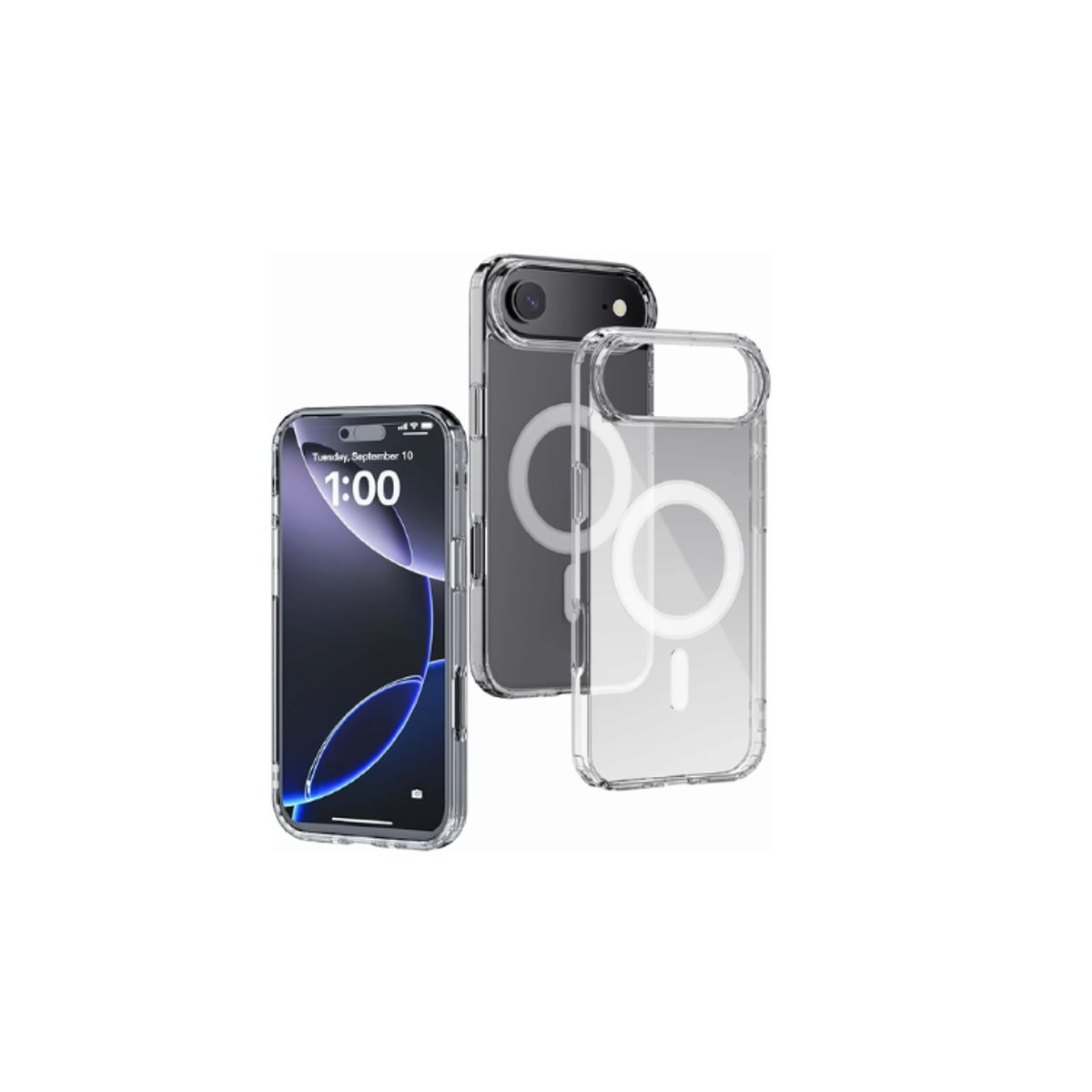 SPACE - Case Protector Clear Magsafe para Iphone 17 air