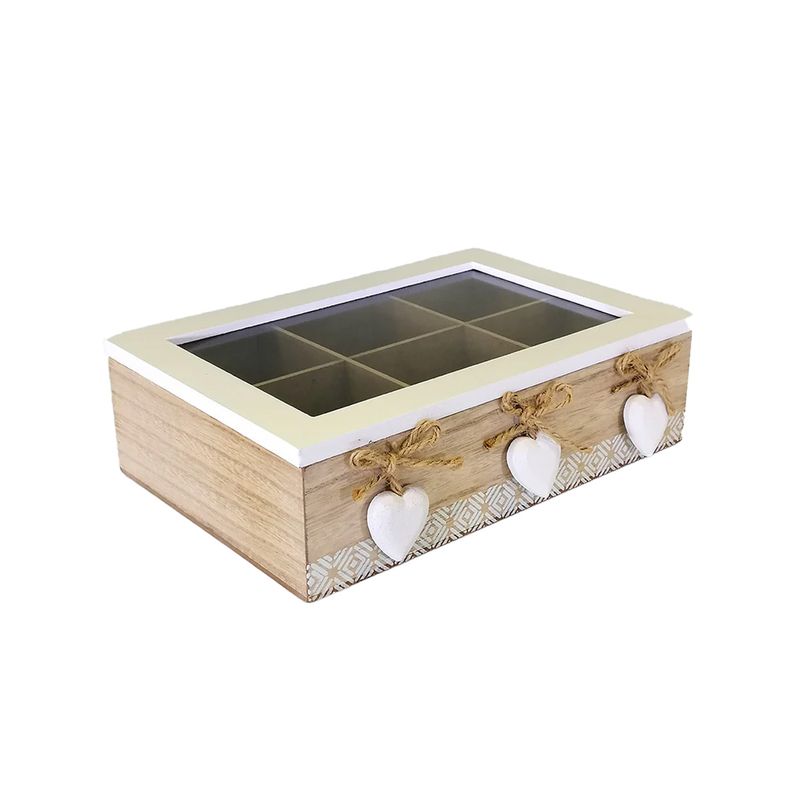 GENERICO - Pack4 Cofre Funcional para Accesorios con 2 Divisiones