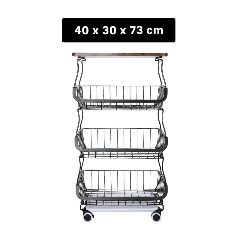 GENERICO - Cesta Acerada y Versatil de Color Negro Y+Regalo Stickers