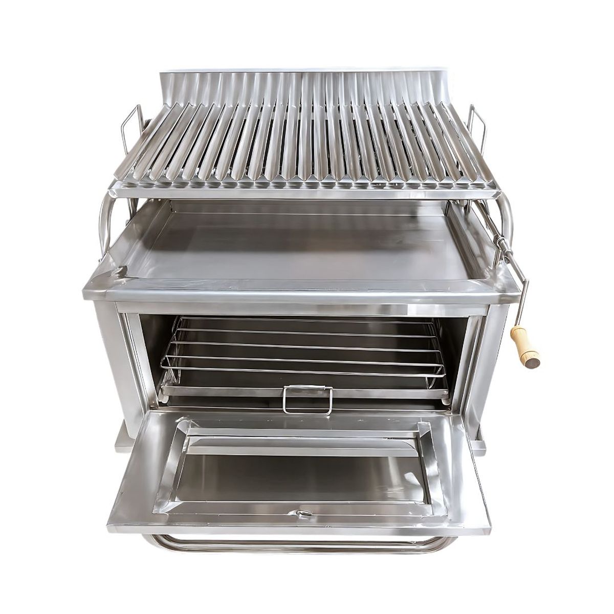 THE GRILL SHOP - Caja China Grande Horno Parrillero Premium Inox - The Grill Shop