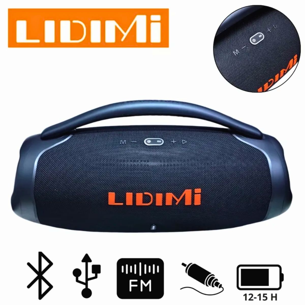 LIDIMI - Parlante Portátil Lidimi LD S807 USB TF AUX 140W