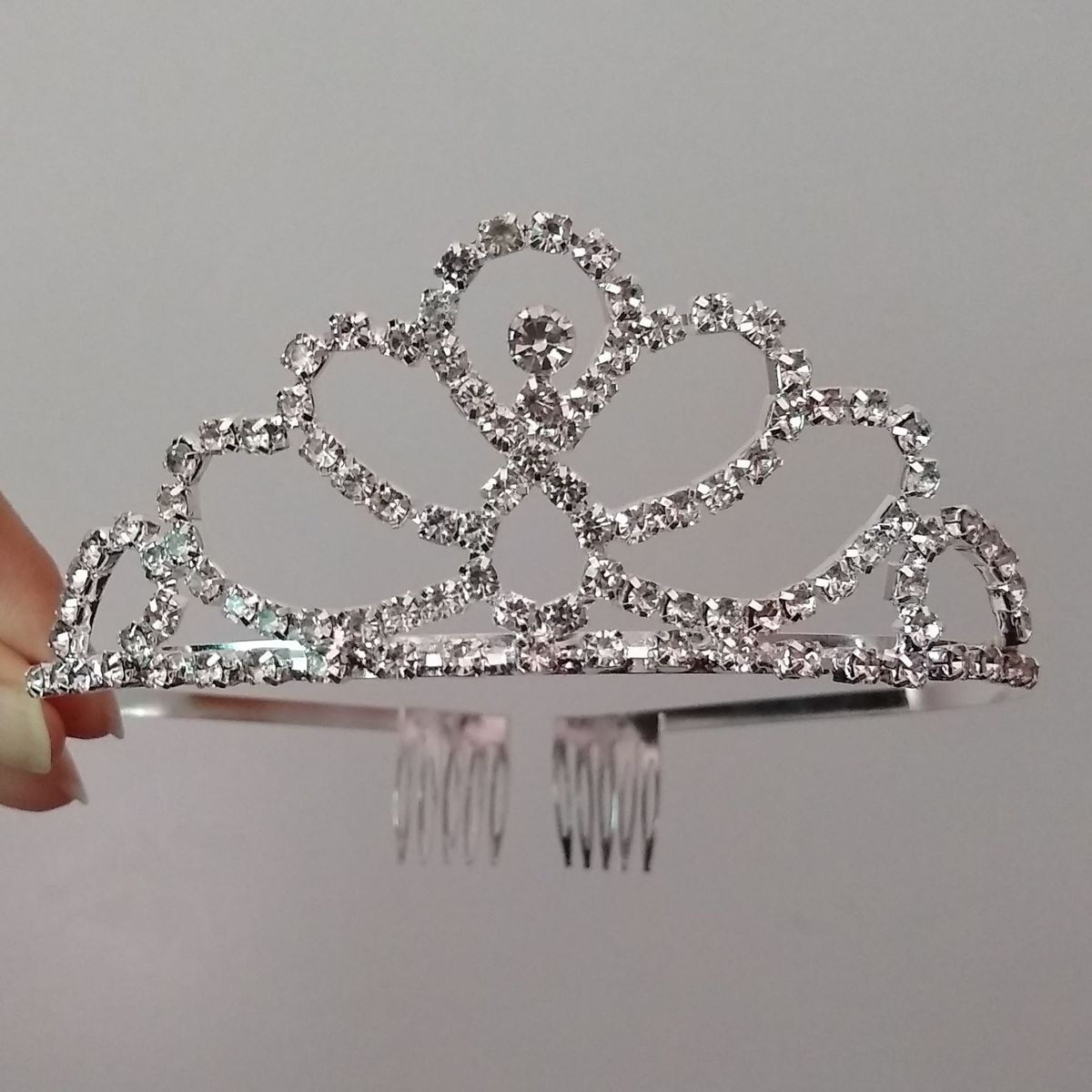 GENERICO - Corona tiara diadema cumpleaños novia fiesta princesa Mari