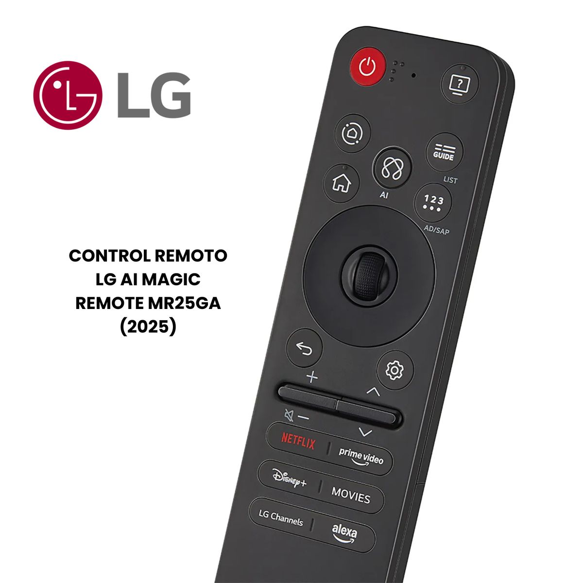 LG - Control Remoto LG AI Magic Remote MR25GA