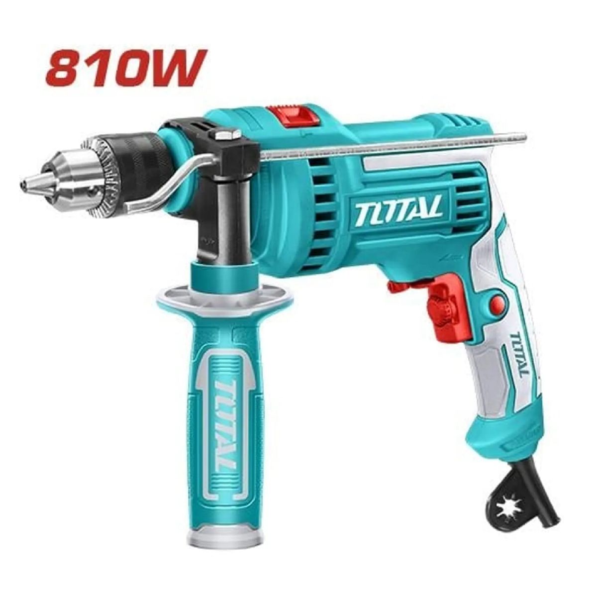 TOTAL TOOLS - TALADRO PERCUTOR ATORNILLADOR 810W INDUSTRIAL TOTAL TG1081316