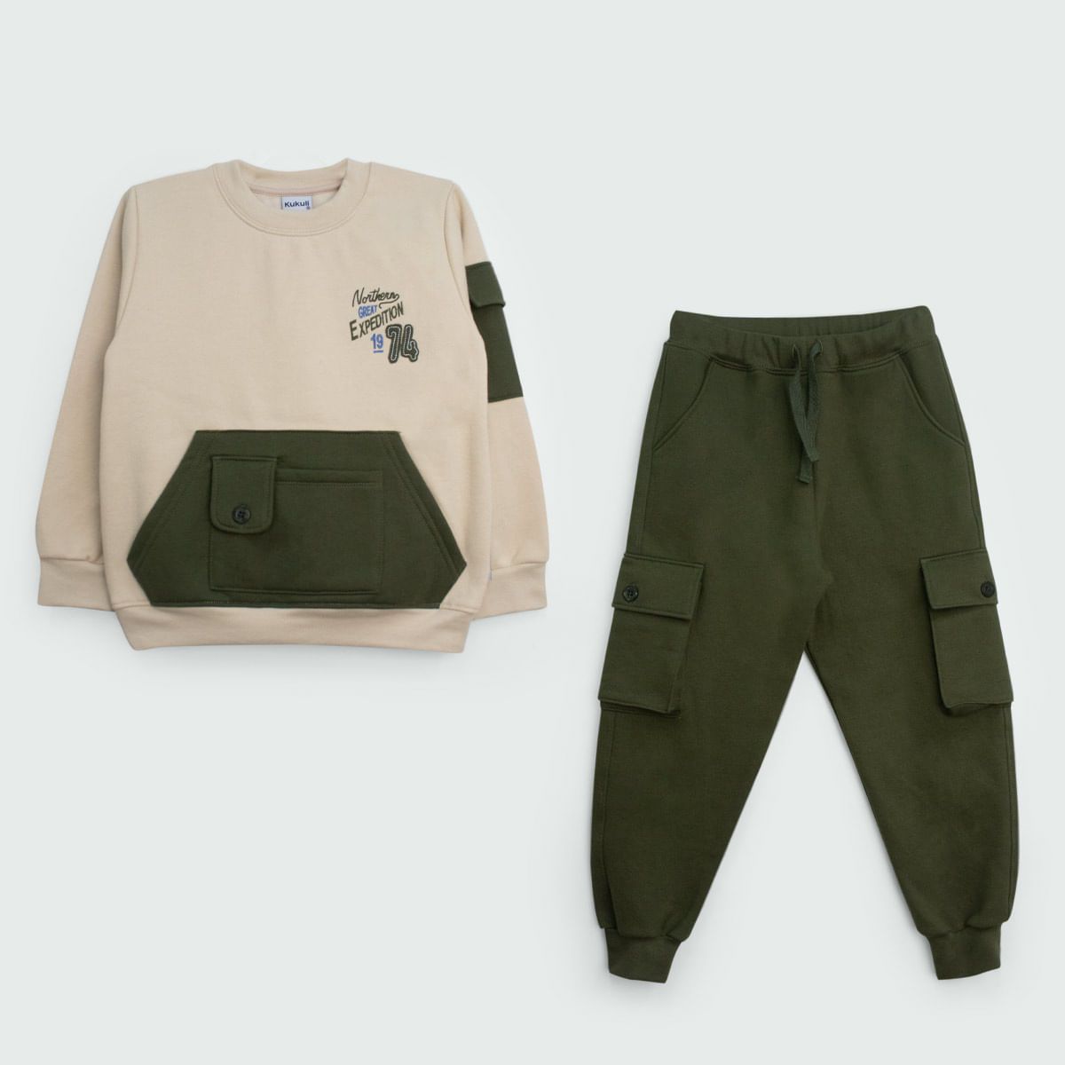 KUKULI - CONJUNTO CARGO M/L NIÑO 5020
