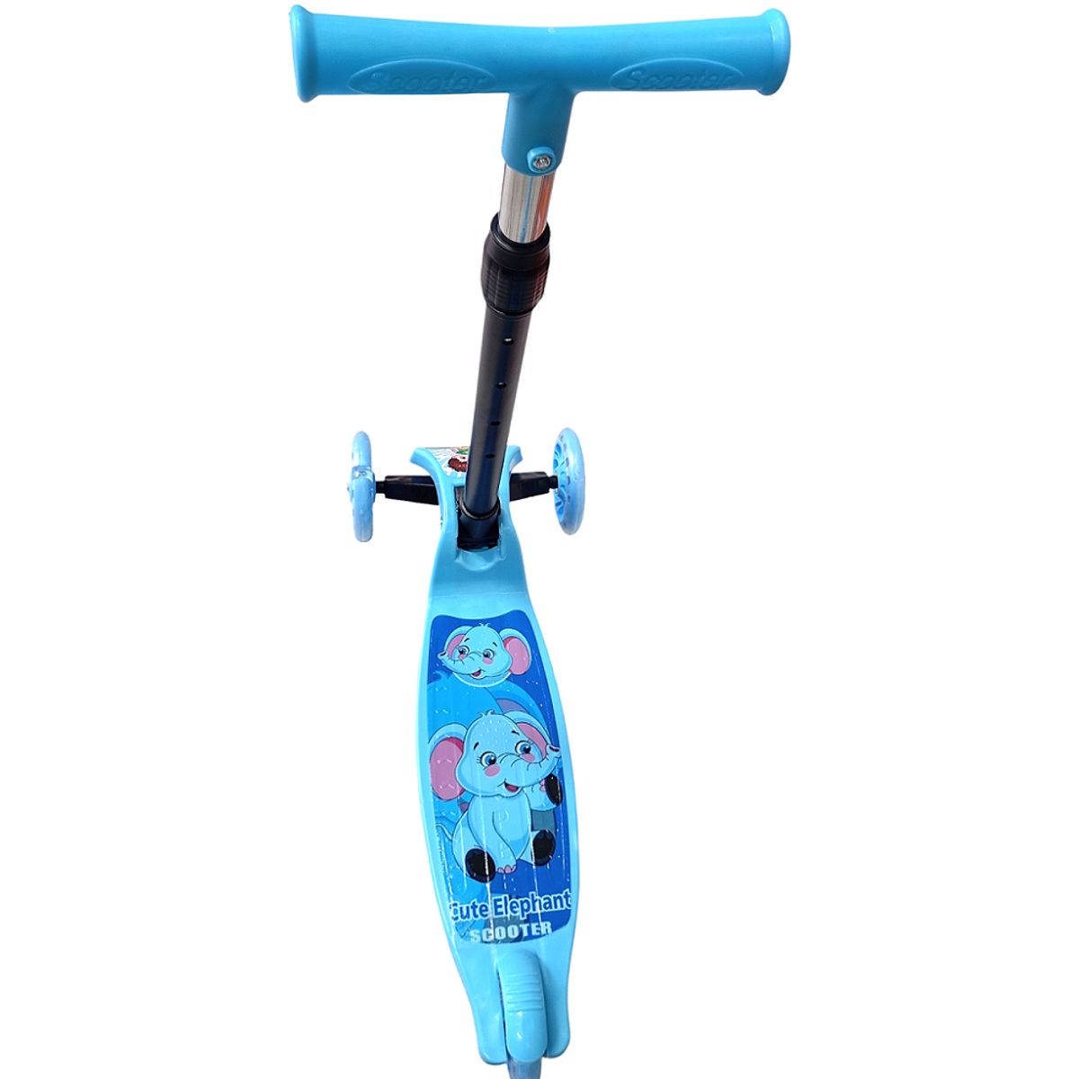 GENERICO - Scooter para niños plegable con luces Celeste