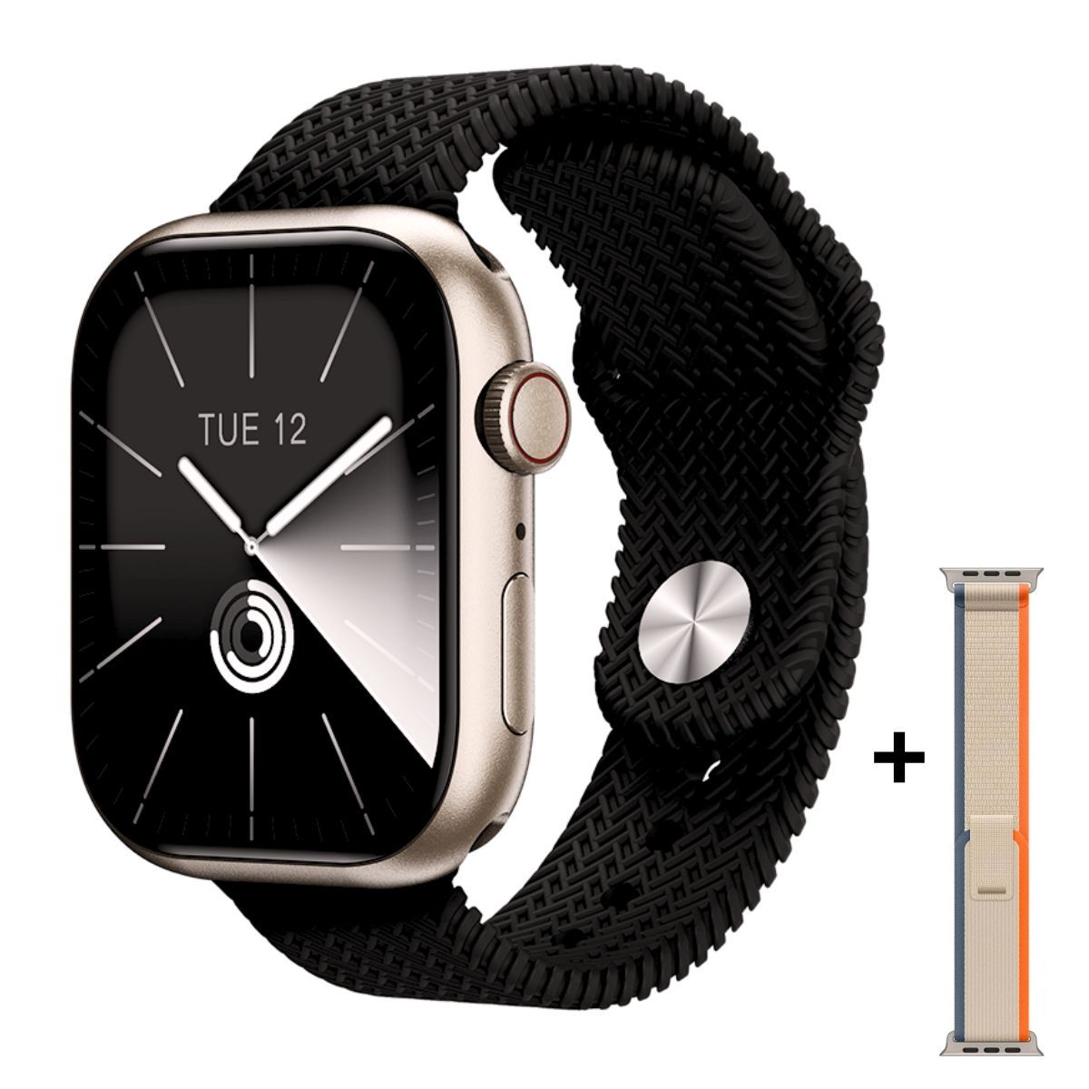 GENERICO - Smartwatch HK9 Pro Plus 2GB Amoled ChatGPT Negro