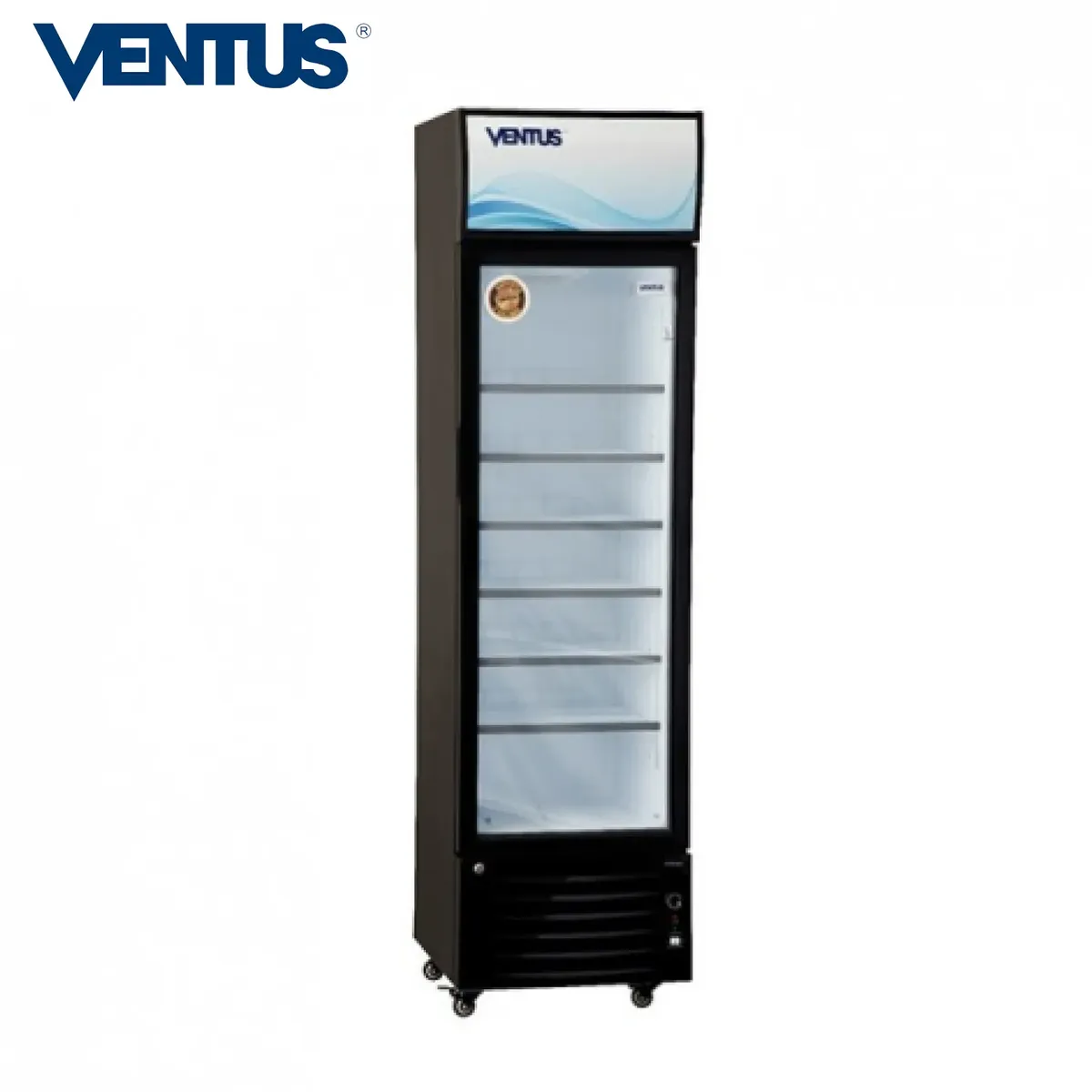 VENTUS - Exhibidor Vertical Visicooler LG-290 LED 1 Puerta 290Lt Ventus