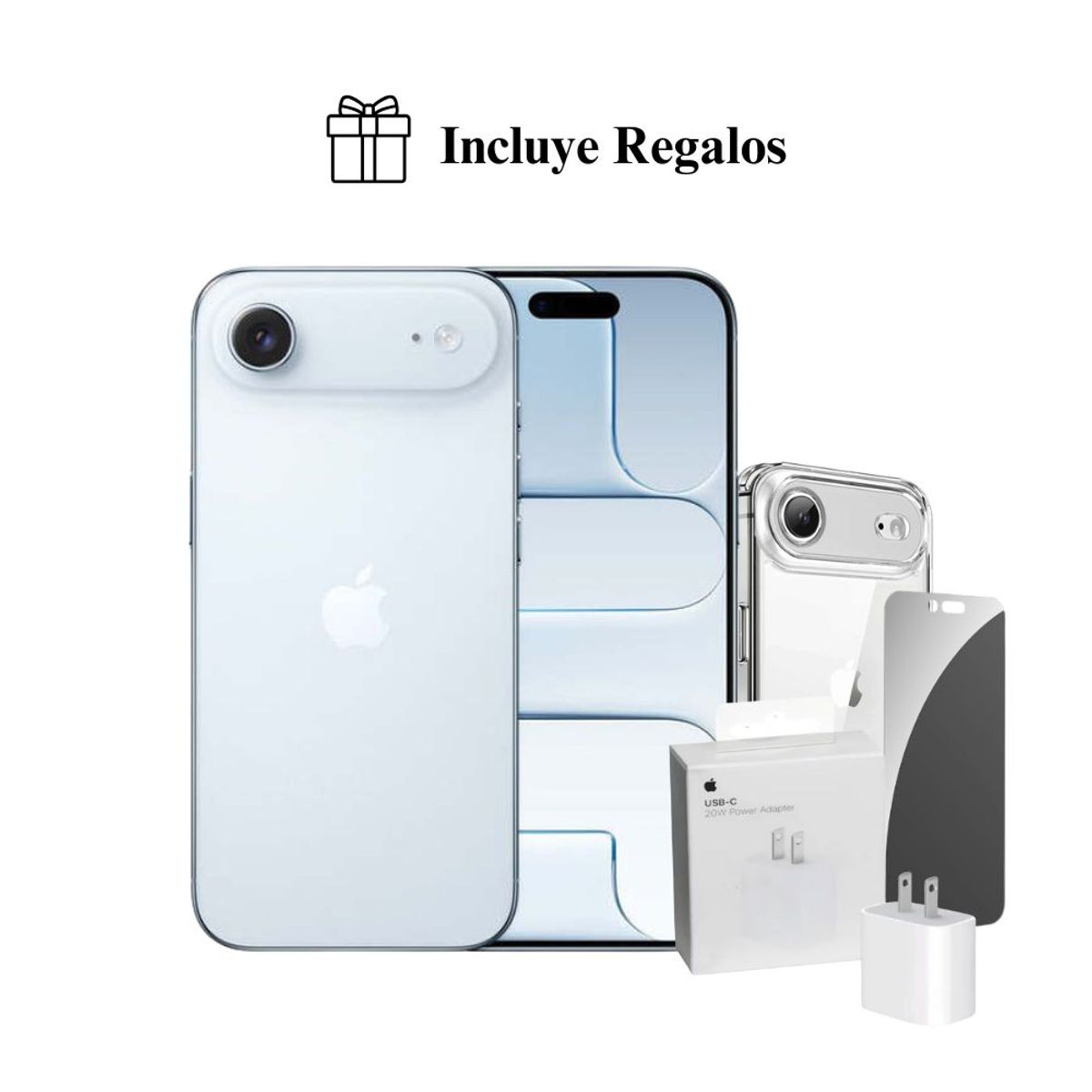 APPLE - Apple iPhone Air Apple Intelligence 256GB eSIM - Sky Blue + Combo de Regalo