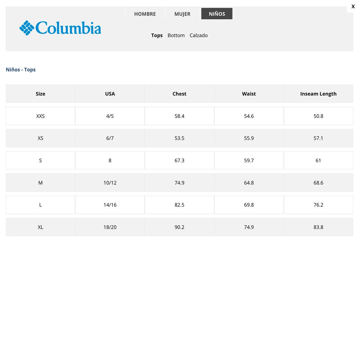 COLUMBIA - Polar Columbia Niño Zing™ III Verde COLUMBIA