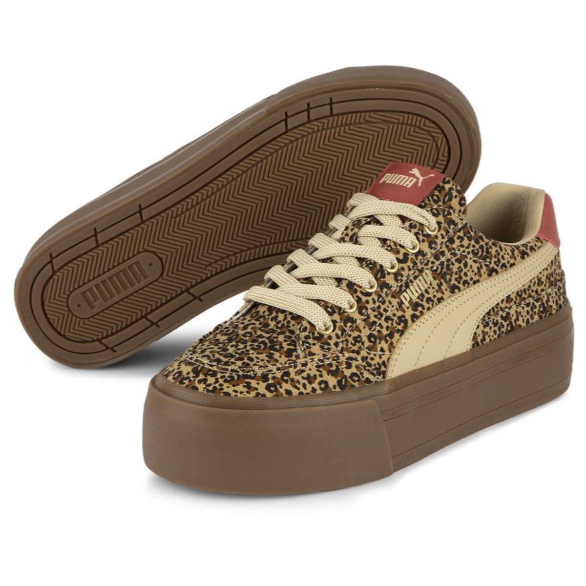 PUMA - Zapatilla Puma Court Classic Vulc Animal 405889 01 para Mujer