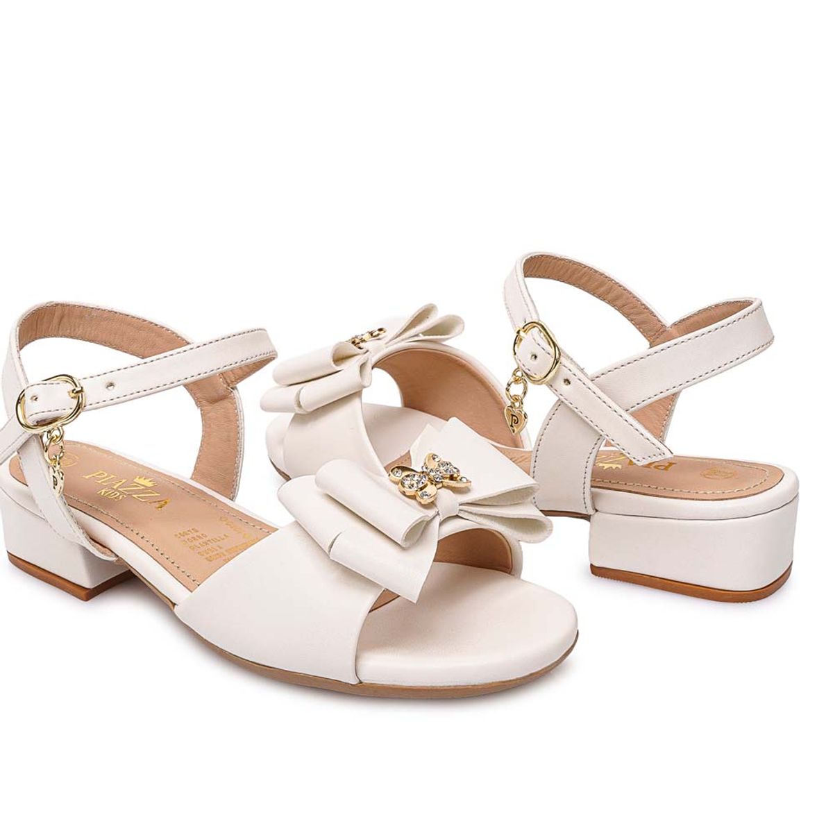 Piazza - Sandalia DOrsay Casual MADIS-2602 Blanco Piazza Kids