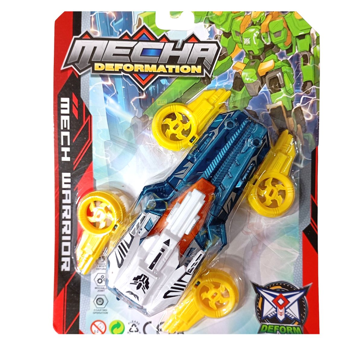 GENERICO - JUGUETE TRANSFORMER ROBOT VEHICULO