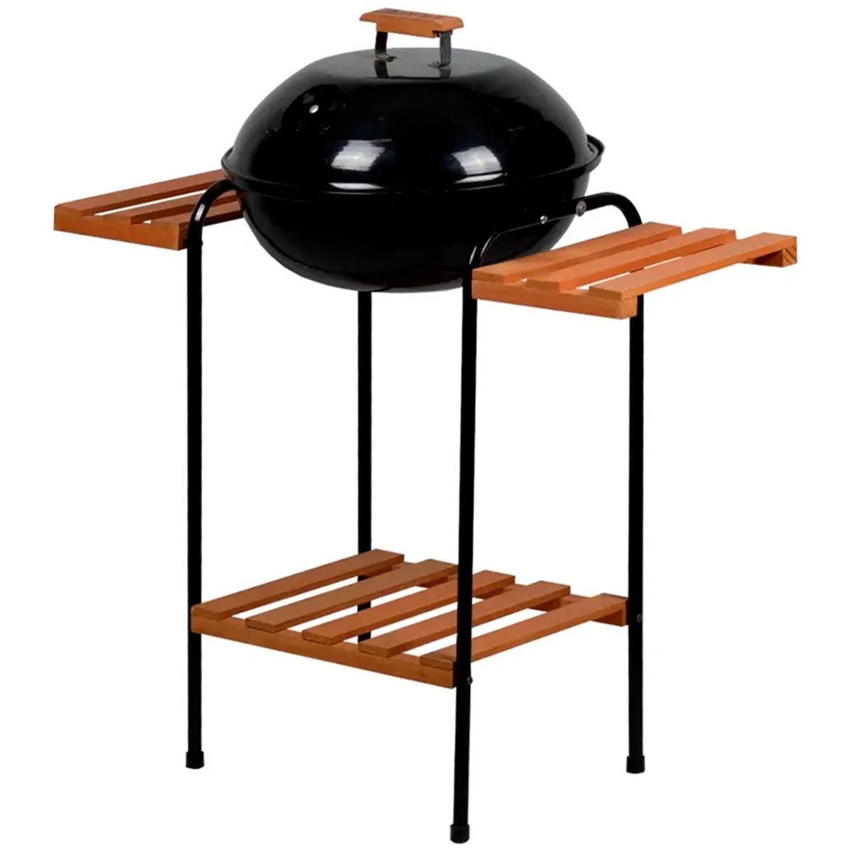 MR GRILL - Parrilla Grill de Madera + Tabla de Queso con Utensilios Inoxidables